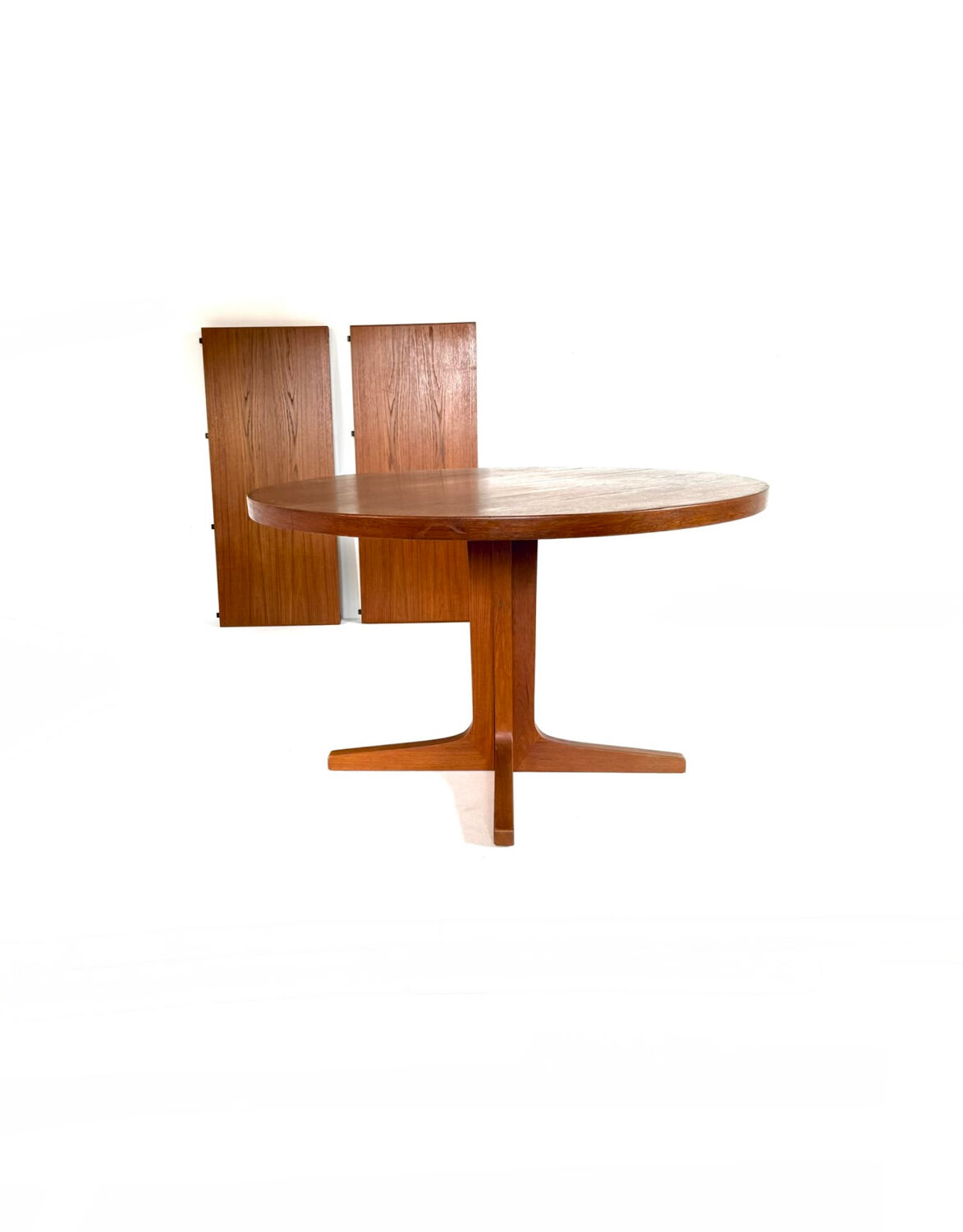 Table danoise en teck extensible vintage des années 60
