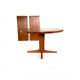 Table danoise en teck extensible vintage des années 60