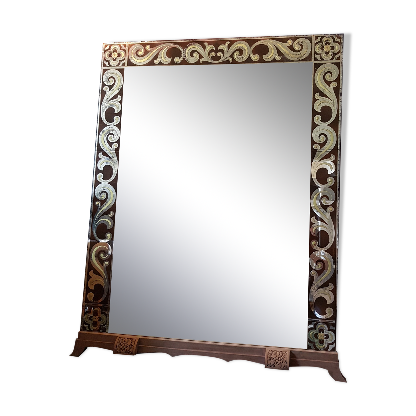 Polychrome Golden Mirror