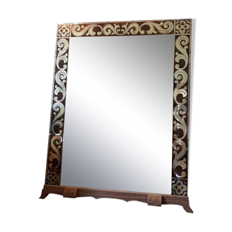 Golden Polychrome Mirror