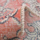Floral red turkish runner rug, 324x90cm