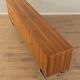 Classic sideboard from the 1960s, walnut veneer, Bauhaus stainless steel feet