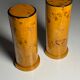 Burl wood veneered columns 20th century