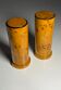 Burl wood veneered columns 20th century