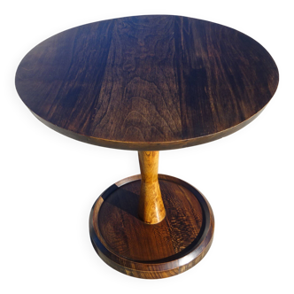 Vintage wooden pedestal table