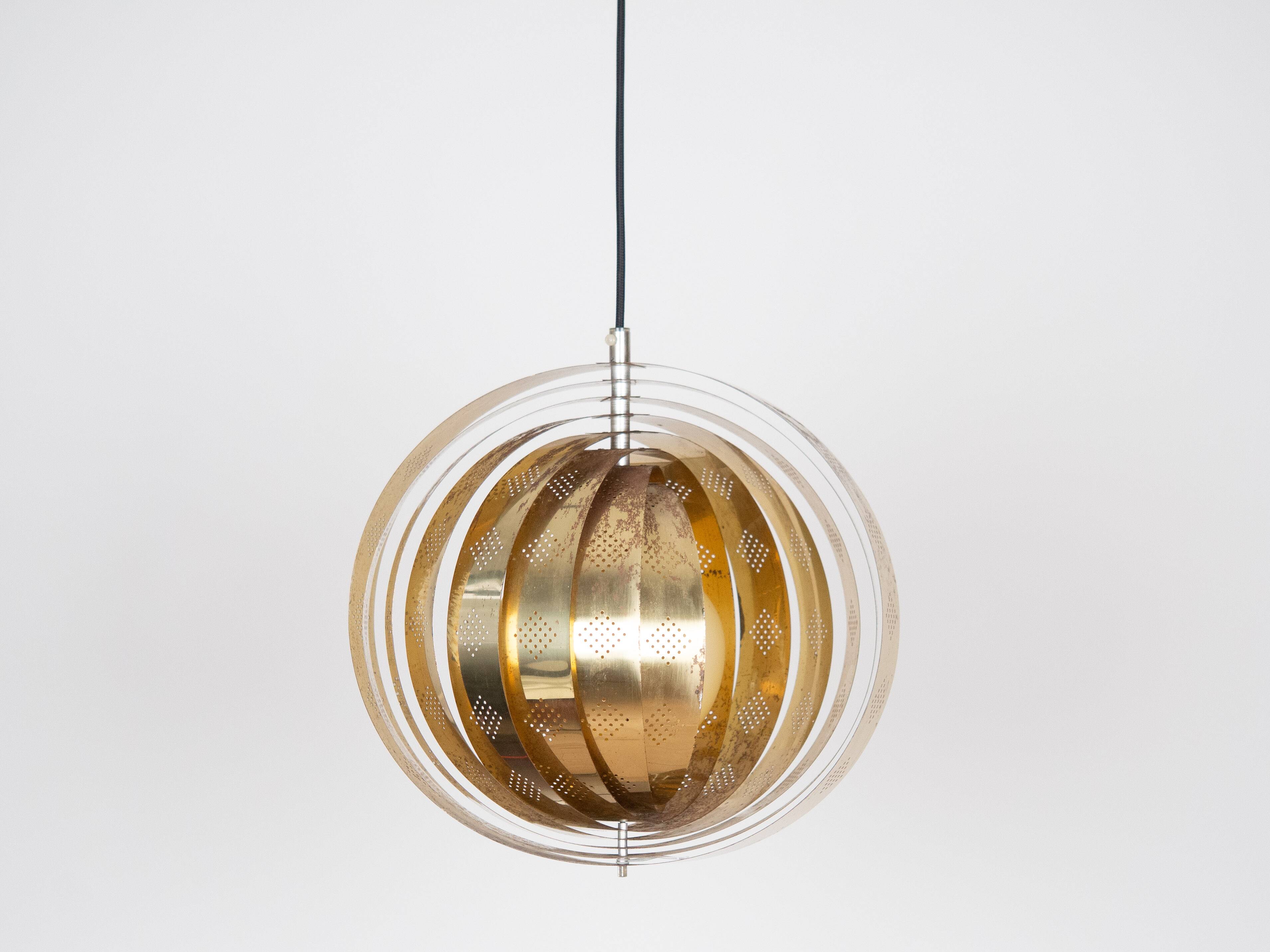 Suspension vintage danoise Moon des années 1960