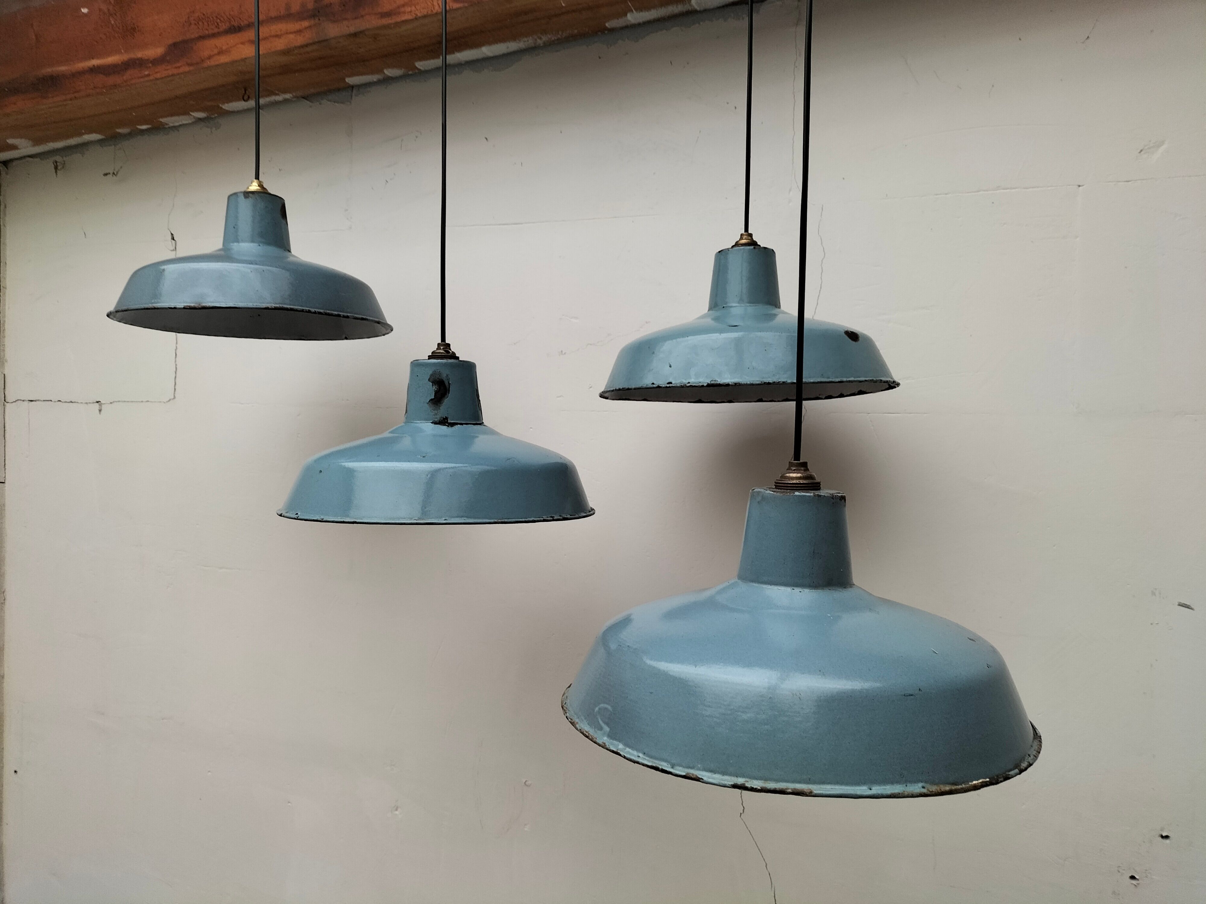 Series of antique lamps
