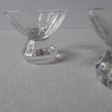 Two crystal candlesticks