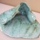 wall lamp, enamelled ceramic lamp, camos vallauris sign, free forms