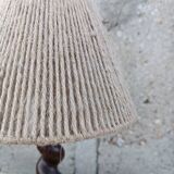 Turned wooden lamp 1950