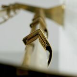 Complete brass coat rack, Italy 1950s.