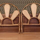 Pair of headboard Rattan and Cannage