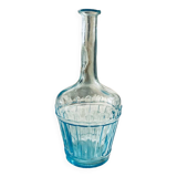 Bouteille bleue en verre