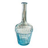 Bouteille bleue en verre