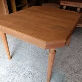 Renovated Art Deco table with 3 extensions.