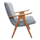 1950s  armchair in cherrywood