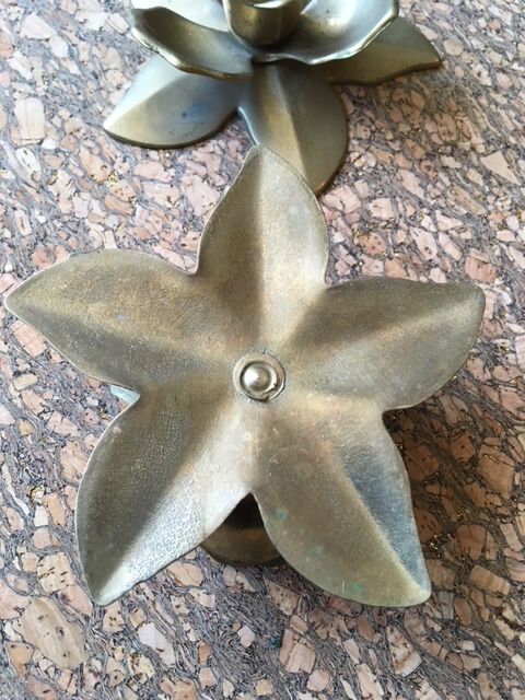 Pair of floral sconces