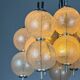 "Sterrenbeeld" Murano bubbled glass chandelier by Raak, Netherlands, 1960s