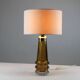 Amber & Clear Glass Table Lamp – Sweden, 1960s/1970s