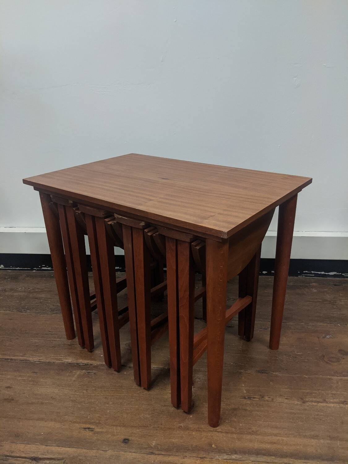 Mid-Century Danish Nesting Tables by Poul Hundevad