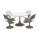 Dining Room Table and Chairs at Kurz's Tulipe Space Age, 1970s
