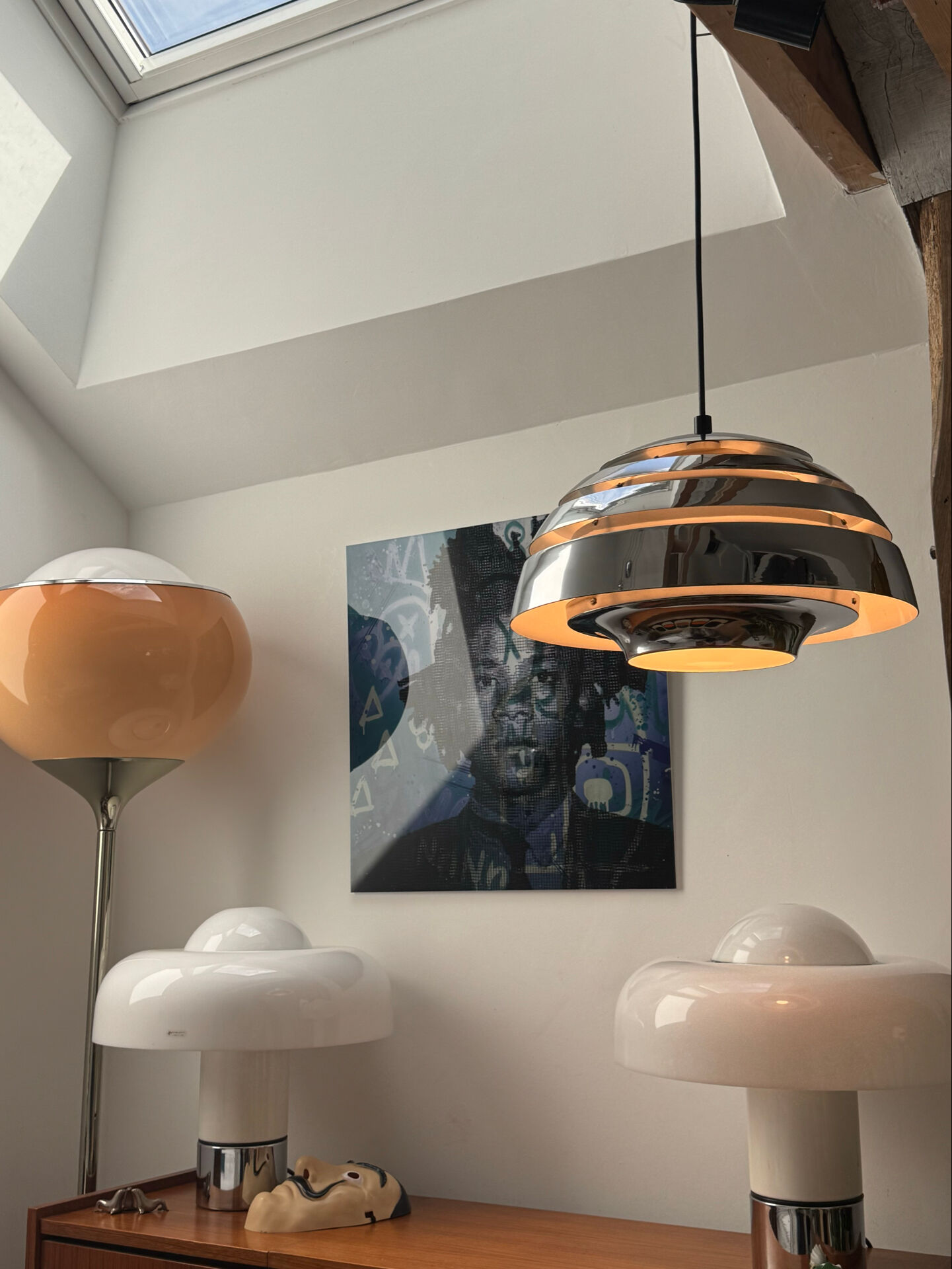 Suspension Dôme de Hans-Agne Jakobsson pour Ab Markaryd, 1960s
