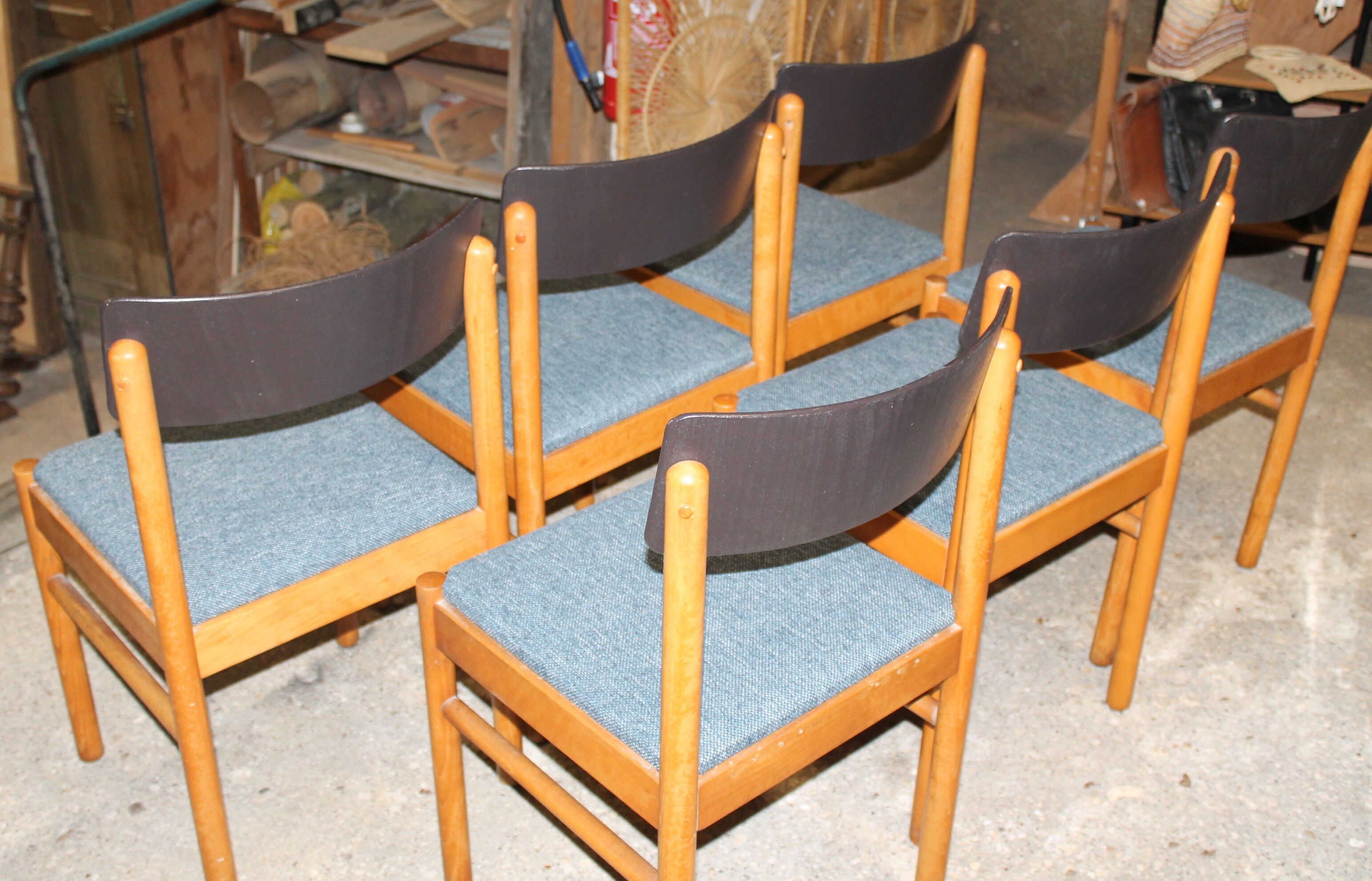 Set of six chairs Baumann model Nadia