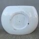 Table basse laquée blanche design Space Age forme libre vintage