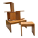 Coffee table and 4 stools set les arcs 1800 by Charlotte Perriand