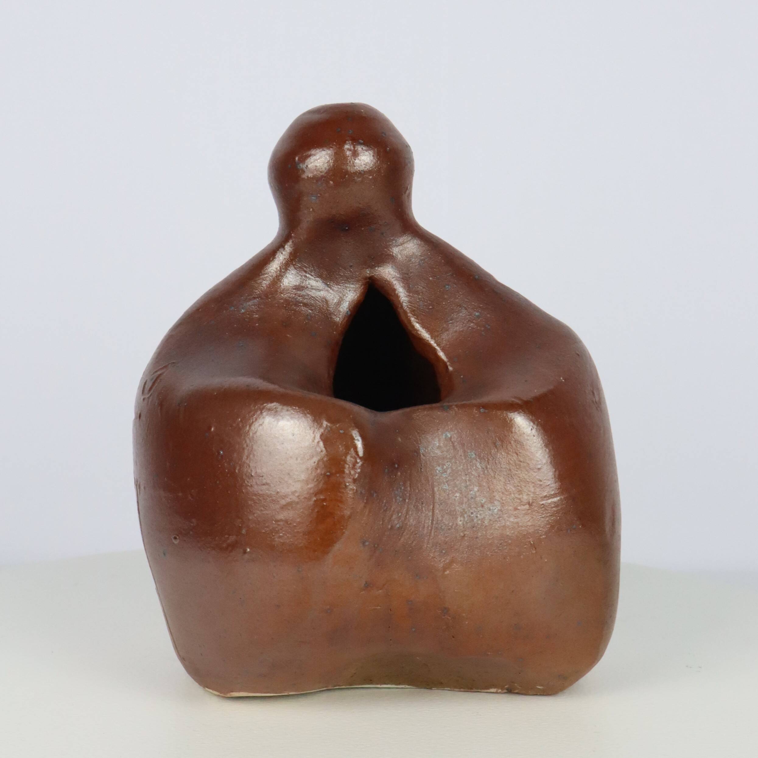 Ceramic vase m.a.j by georges martin 1960