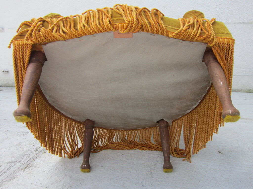 Pair of armchairs velvet Toad