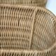 Wall-mounted magazine rack TIBY in rattan wicker by Karl Malmvall for Ikea from the 90s.