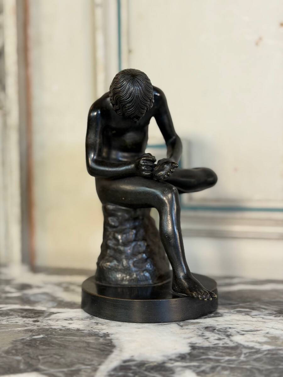 Spinario or the Thorn Puller, bronze after the Antique, 19th century.