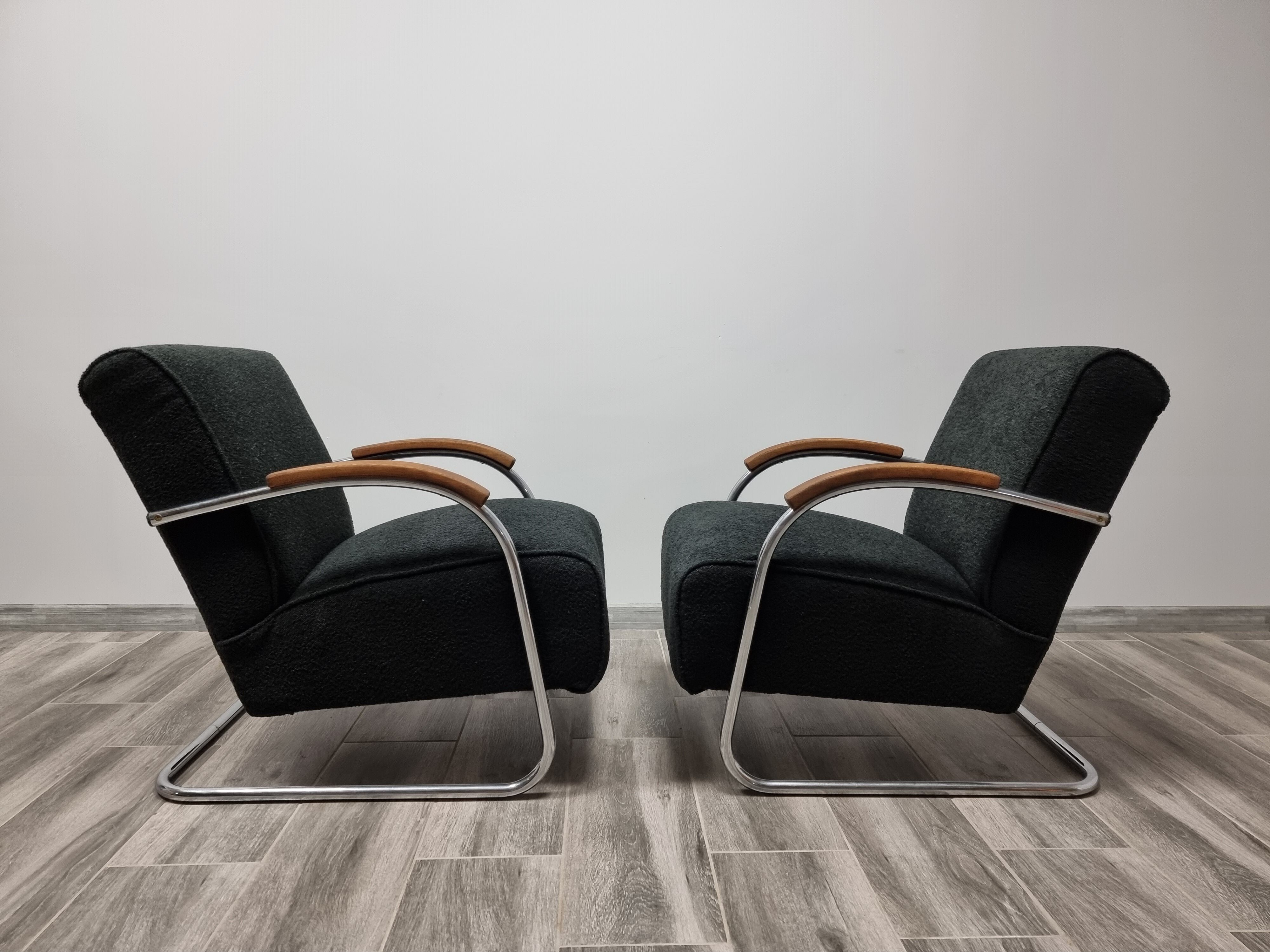 Bauhaus armchairs from Mücke Melder