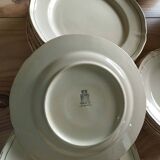 Antique gien table service – niderviller model – exceptional set