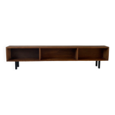 Enfilade of the 50s vintage solid wood (shallow)