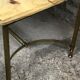 Coffee table in brass and onyx vintage 1960