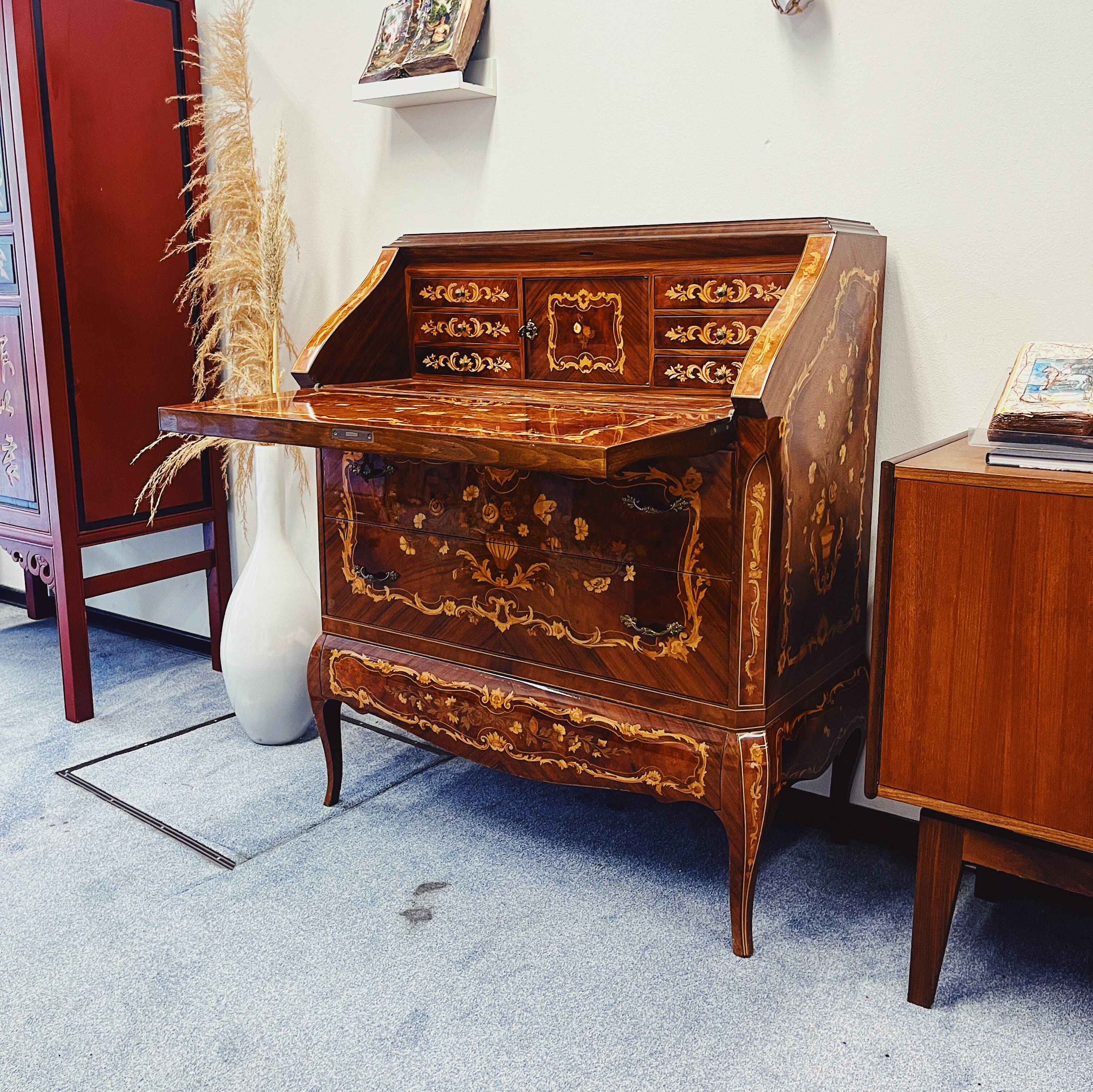 French Empire Marquetry Desk