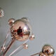 Lustre Sputnik en métal chromé, design Space Age, 1960