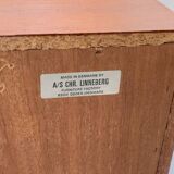 Buffet danois en teck de Chr. Linneberg, années 1970