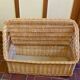 1960 rattan chest bench