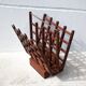 Porte-revues bois vintage