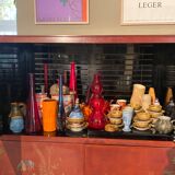Asian wardrobe in red lacquer Thanh Le