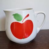 Vintage apple pattern pitcher