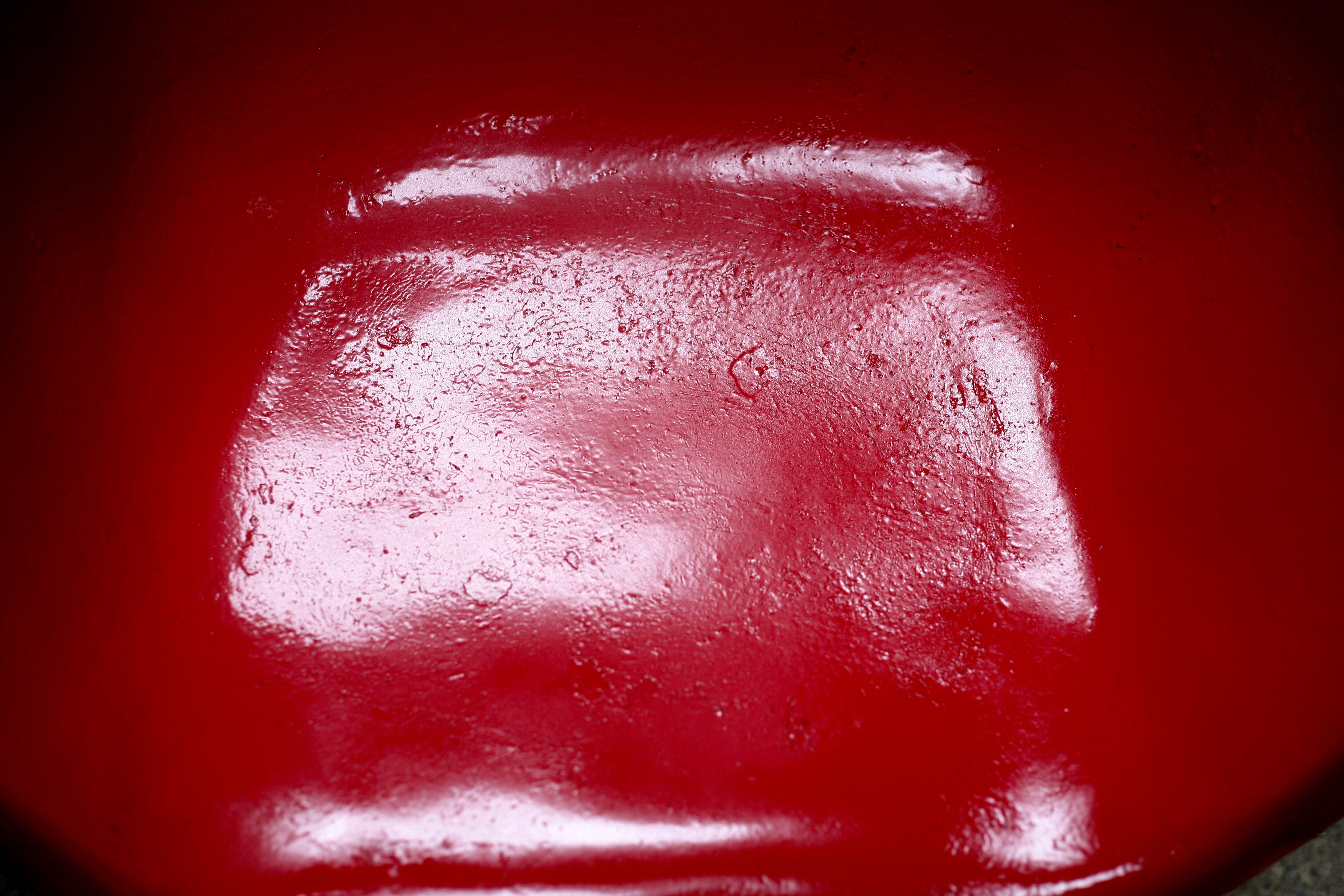 3 painted fiberglass “space age” armchairs. France, circa 1970