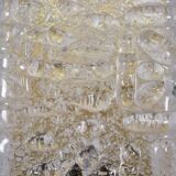 Paire d’appliques cristal & laiton 1970’s