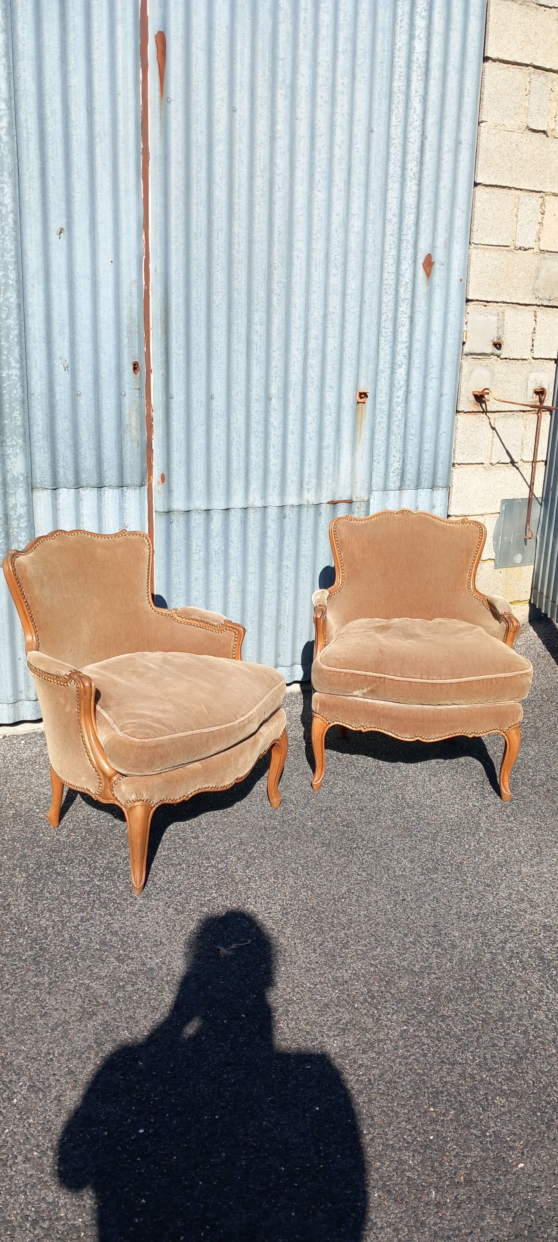 Louis XV style armchairs