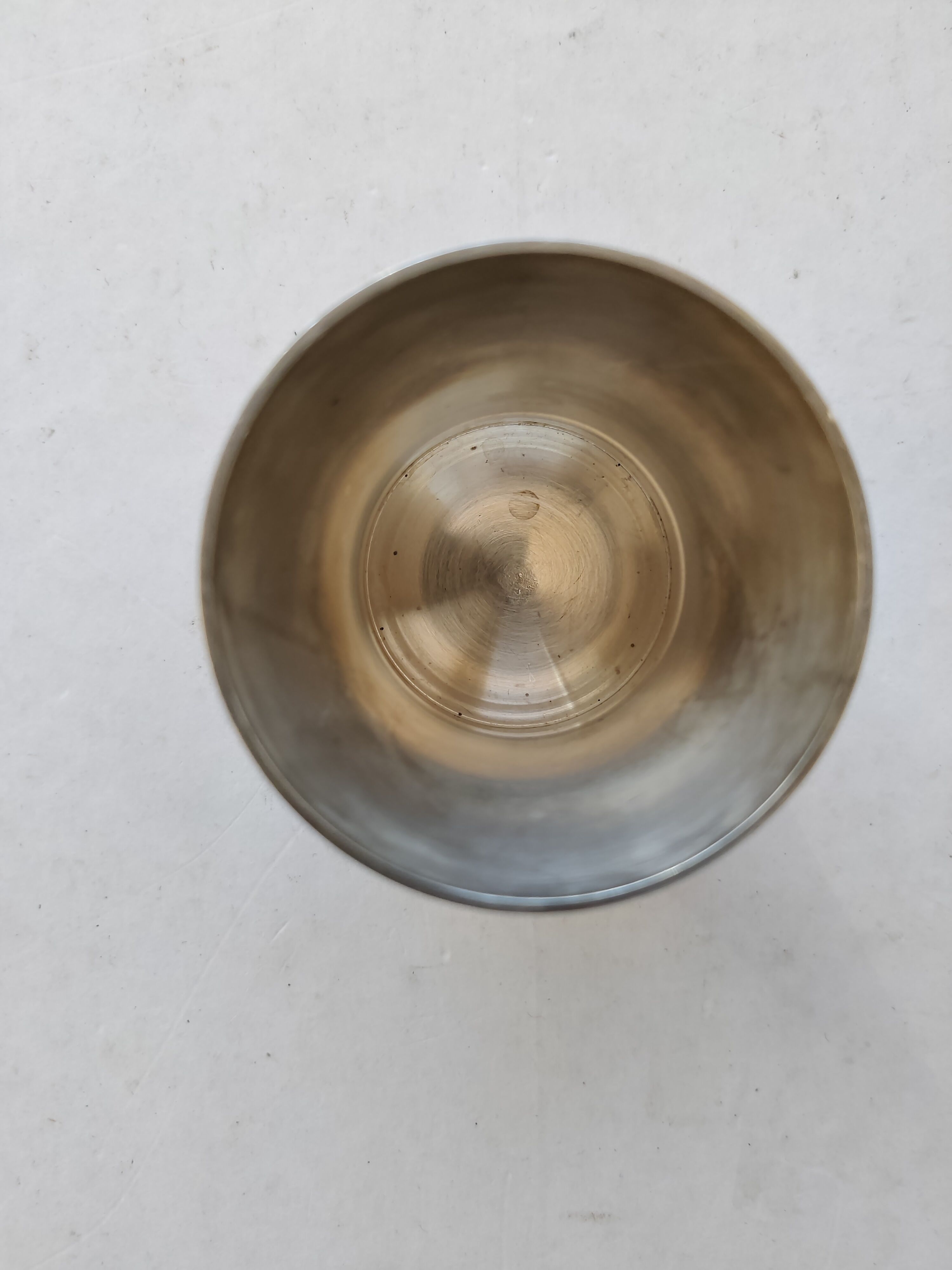 St Médard silver-plated metal tumbler cup 1960