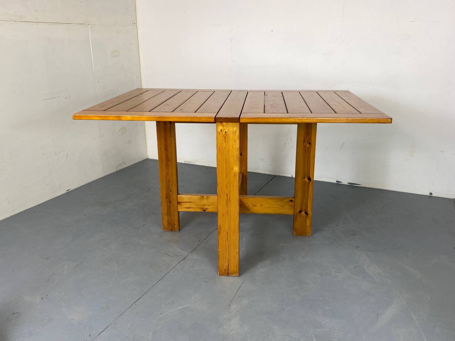 Table à manger vintage de style Japandi Chapo du milieu du siècle, 1960