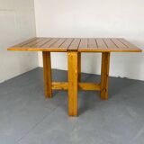 Table à manger vintage de style Japandi Chapo du milieu du siècle, 1960